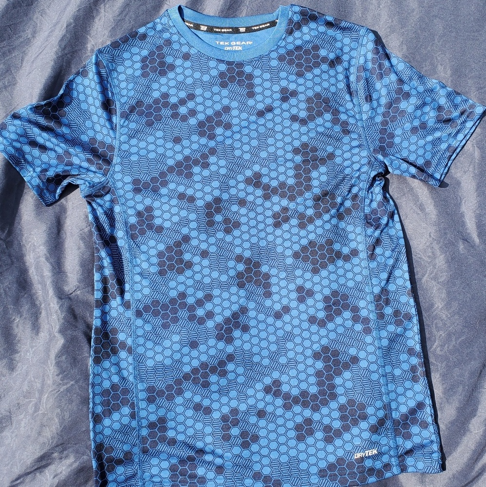 Tek gear blue athletic t shirt men's small 🌴